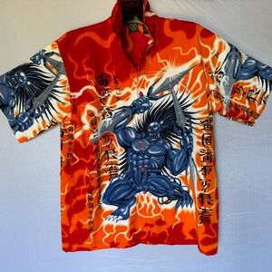 vintage y2k Prototype Clothing  Anime short-sleeve shirt mens size L